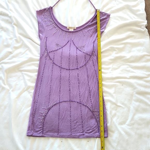 Arden B beaded t shirt dress - Picture 6 of 8